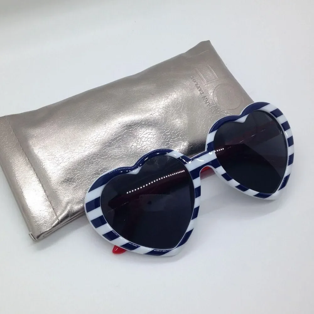 Unbranded Women's Silver and Blue Sunglasses